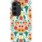 Bouffants and Broken Hearts Geometric Flowers Galaxy S23 Pro Case