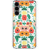 Bouffants and Broken Hearts Geometric Flowers Galaxy S24 Plus Clear Case