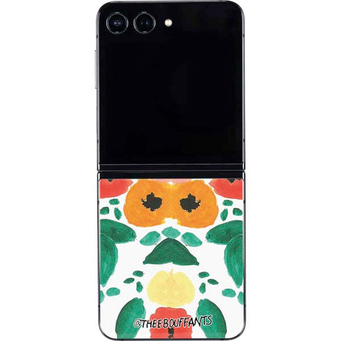 Bouffants and Broken Hearts Geometric Flowers Galaxy Z Flip5 5G Skin