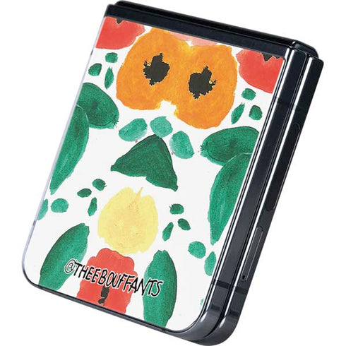 Bouffants and Broken Hearts Geometric Flowers Galaxy Z Flip5 5G Skin