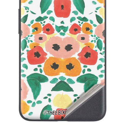 Bouffants and Broken Hearts Geometric Flowers Google Pixel 4a 5G Skin