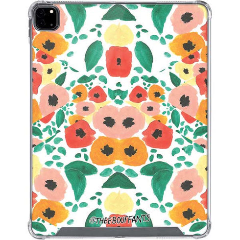 Bouffants and Broken Hearts Geometric Flowers iPad Pro 12.9in (2020) Clear Case