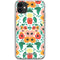 Bouffants and Broken Hearts Geometric Flowers iPhone 11 Clear Case