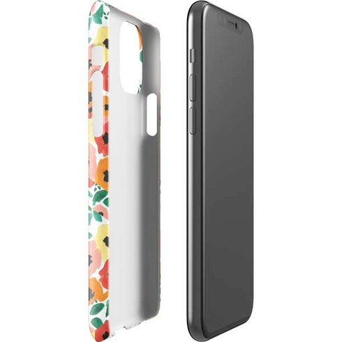 Bouffants and Broken Hearts Geometric Flowers iPhone 11 Pro Lite Case