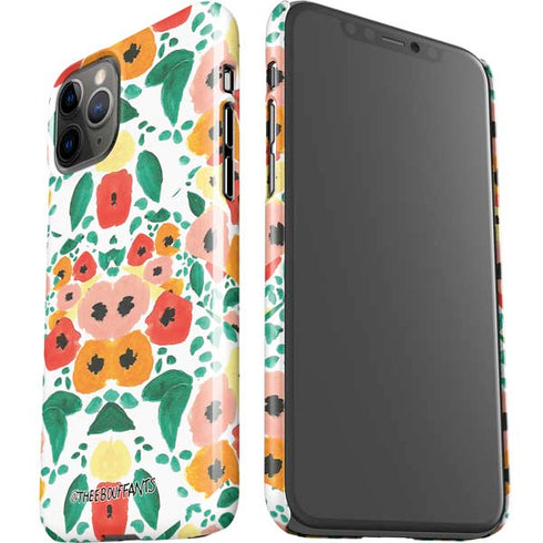 Bouffants and Broken Hearts Geometric Flowers iPhone 11 Pro Lite Case