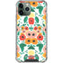 Bouffants and Broken Hearts Geometric Flowers iPhone 11 Pro Max Clear Case