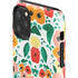 Bouffants and Broken Hearts Geometric Flowers iPhone 11 Pro Max Impact Case