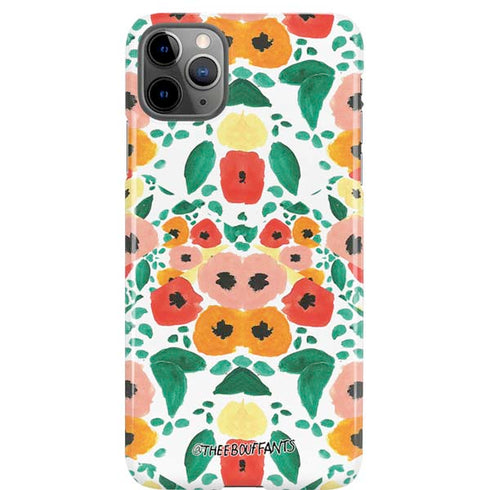 Bouffants and Broken Hearts Geometric Flowers iPhone 11 Pro Max Lite Case