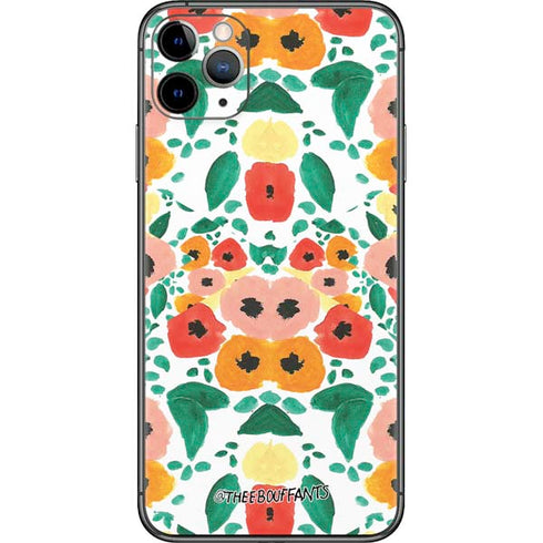 Bouffants and Broken Hearts Geometric Flowers iPhone 11 Pro Max Skin