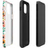 Bouffants and Broken Hearts Geometric Flowers iPhone 12 Impact Case