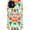 Bouffants and Broken Hearts Geometric Flowers iPhone 12 Mini Impact Case