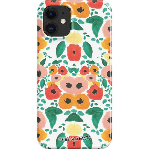 Bouffants and Broken Hearts Geometric Flowers iPhone 12 Mini Lite Case