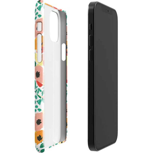 Bouffants and Broken Hearts Geometric Flowers iPhone 12 Mini Lite Case
