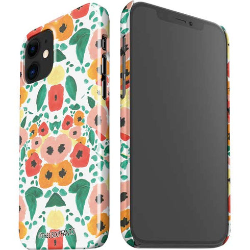Bouffants and Broken Hearts Geometric Flowers iPhone 12 Mini Lite Case