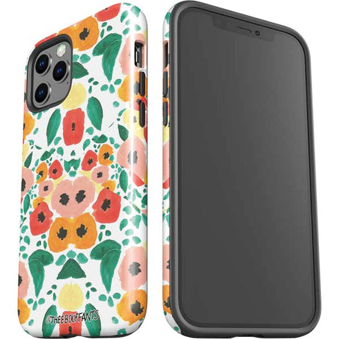Bouffants and Broken Hearts Geometric Flowers iPhone 12 Pro Max Impact Case