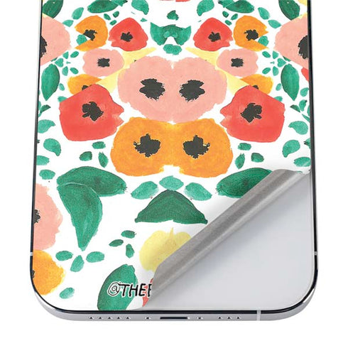 Bouffants and Broken Hearts Geometric Flowers iPhone 12 Pro Max Skin