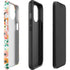 Bouffants and Broken Hearts Geometric Flowers iPhone 14 Plus Impact Case