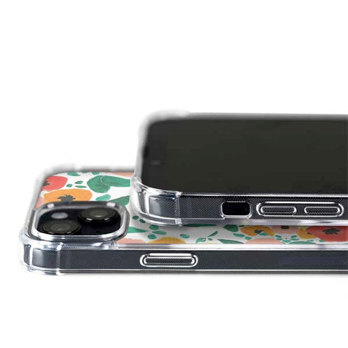 Bouffants and Broken Hearts Geometric Flowers iPhone 15 Plus MagSafe Case