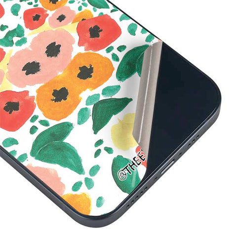 Bouffants and Broken Hearts Geometric Flowers iPhone 14 Plus Skin