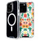 Bouffants and Broken Hearts Geometric Flowers iPhone 15 Pro MagSafe Case