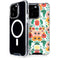 Bouffants and Broken Hearts Geometric Flowers iPhone 14 Pro MagSafe Case