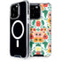 Bouffants and Broken Hearts Geometric Flowers iPhone 14 Pro MagSafe Case