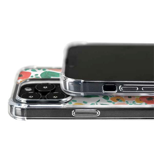 Bouffants and Broken Hearts Geometric Flowers iPhone 15 Pro MagSafe Case