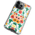 Bouffants and Broken Hearts Geometric Flowers iPhone 15 Pro Max Clear Case