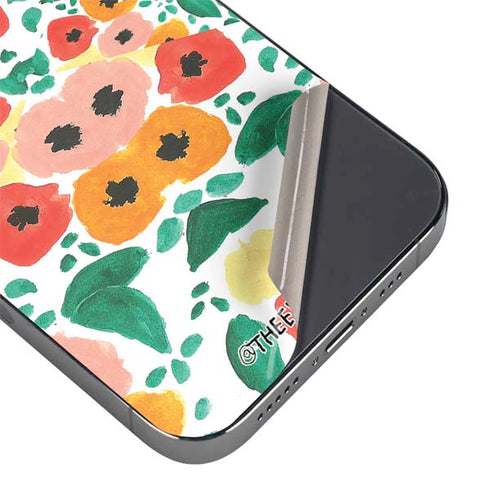 Bouffants and Broken Hearts Geometric Flowers iPhone 14 Pro Max Skin