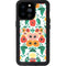 Bouffants and Broken Hearts Geometric Flowers iPhone 14 Pro Max Waterproof Case