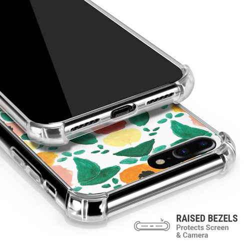 Bouffants and Broken Hearts Geometric Flowers iPhone 7/8 Plus Clear Case