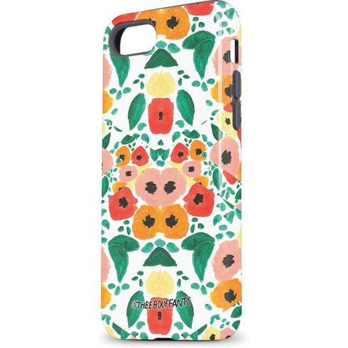 Bouffants and Broken Hearts Geometric Flowers iPhone 7 Pro Case