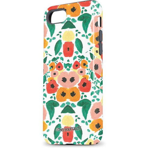 Bouffants and Broken Hearts Geometric Flowers iPhone 8 Pro Case