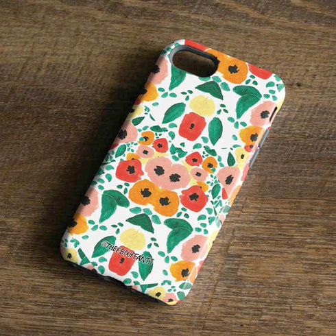 Bouffants and Broken Hearts Geometric Flowers iPhone 8 Pro Case
