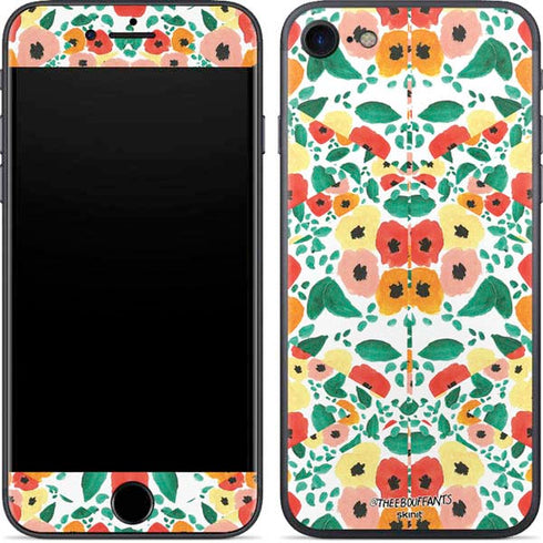 Bouffants and Broken Hearts Geometric Flowers iPhone 8 Skin