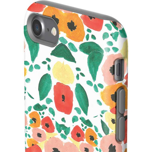 Bouffants and Broken Hearts Geometric Flowers iPhone SE (2nd & 3rd Gen) Pro Case