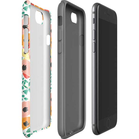 Bouffants and Broken Hearts Geometric Flowers iPhone SE (2nd & 3rd Gen) Pro Case