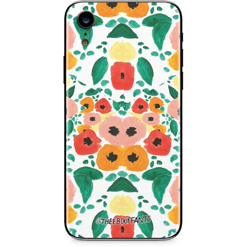 Bouffants and Broken Hearts Geometric Flowers iPhone XR Skin