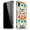 Bouffants and Broken Hearts Geometric Flowers iPhone XS Max Clear Case