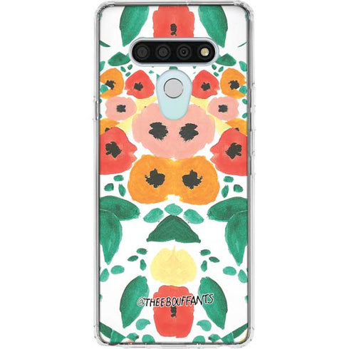 Bouffants and Broken Hearts Geometric Flowers LG Stylo 6 Clear Case