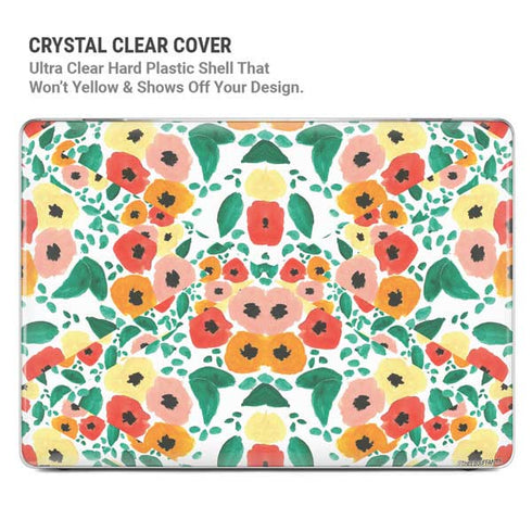 Bouffants and Broken Hearts Geometric Flowers MacBook Pro 13in (2020) Case plus Skin