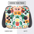 Bouffants and Broken Hearts Geometric Flowers Nintendo Switch Bundle Skin