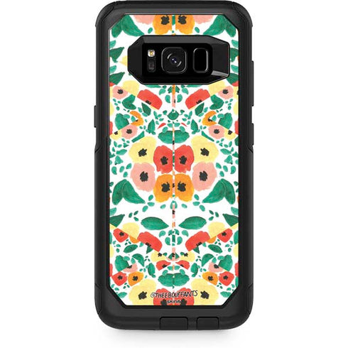 Bouffants and Broken Hearts Geometric Flowers Otterbox Commuter Galaxy Skin