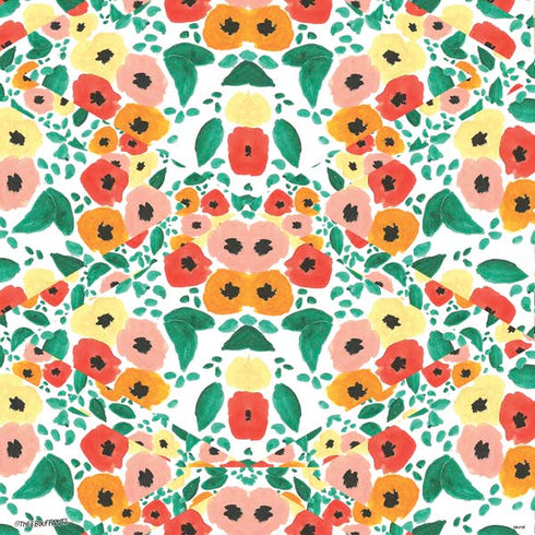 Bouffants and Broken Hearts Geometric Flowers PS4 Slim Bundle Skin