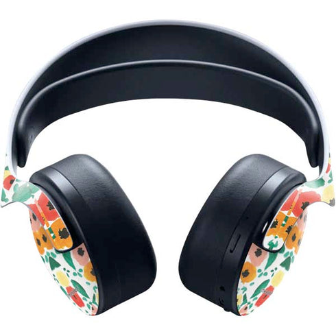 Bouffants and Broken Hearts Geometric Flowers PULSE 3D Wireless Headset for PS5 Skin