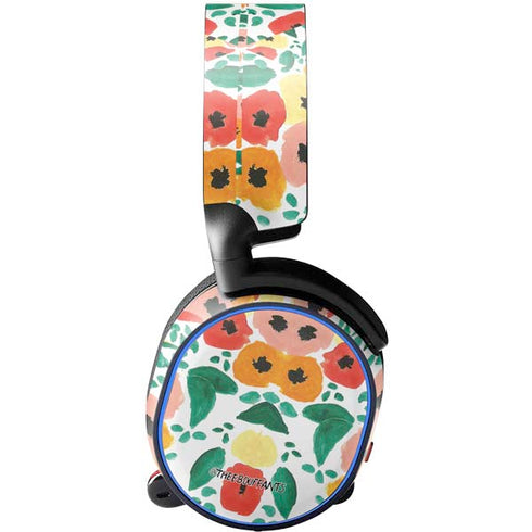 Bouffants and Broken Hearts Geometric Flowers SteelSeries Arctis 5 Skin