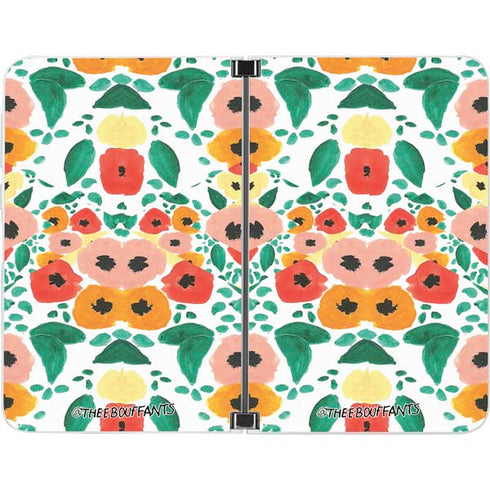 Bouffants and Broken Hearts Geometric Flowers Surface Duo Skin