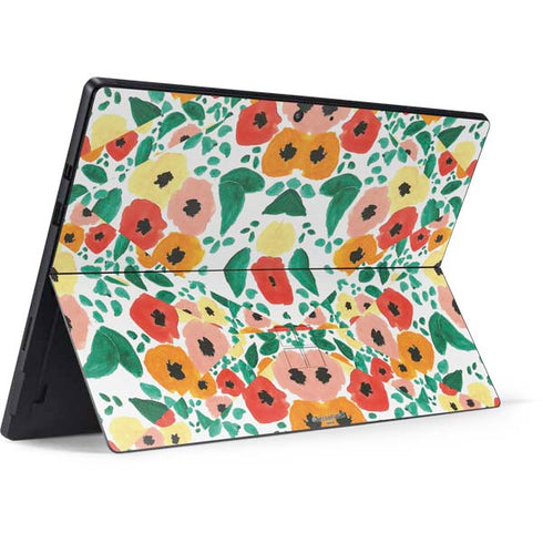 Bouffants and Broken Hearts Geometric Flowers Surface Pro 7 Skin