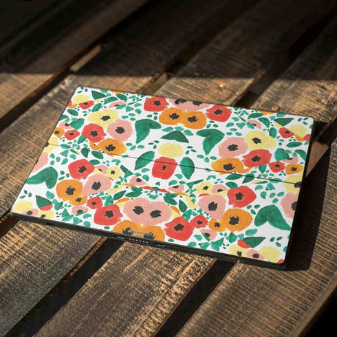 Bouffants and Broken Hearts Geometric Flowers Surface Pro 7 Skin
