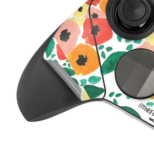 Bouffants and Broken Hearts Geometric Flowers Xbox Elite Wireless Controller Series 2 Skin